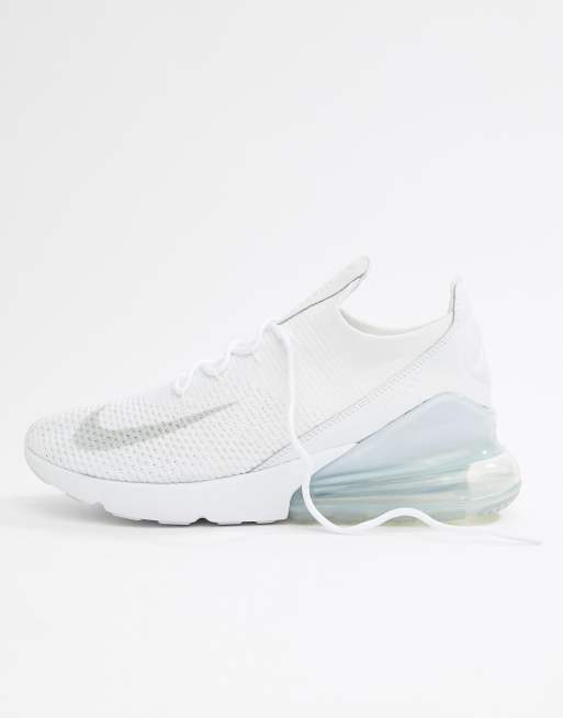 Air max 270 flyknit off clearance white