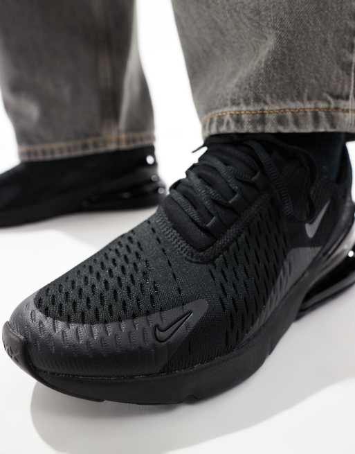 Nike Air Max 270 Herren Sneaker in dreifachem Schwarz ASOS