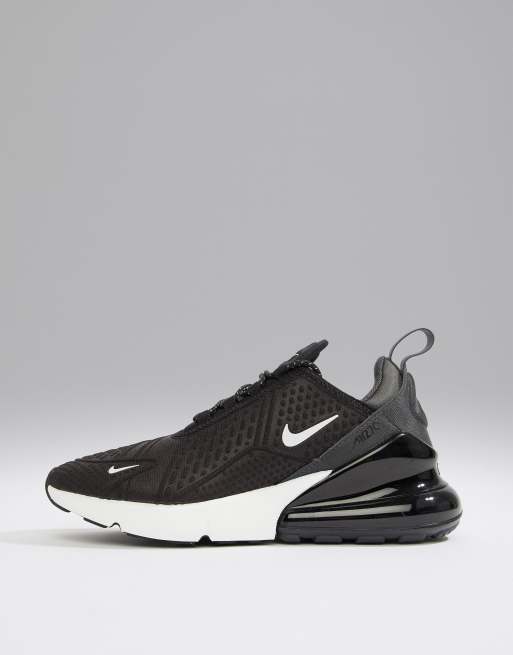 Nike air max 270 black and white clearance asos