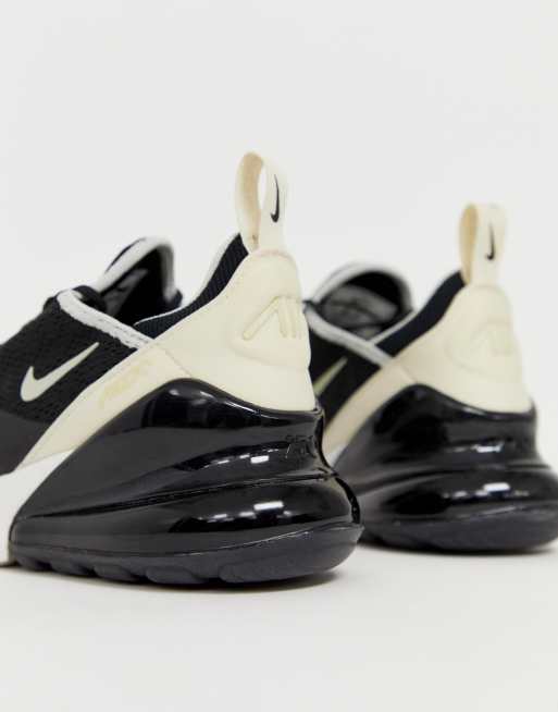 Nike air max shop 270 black and cream