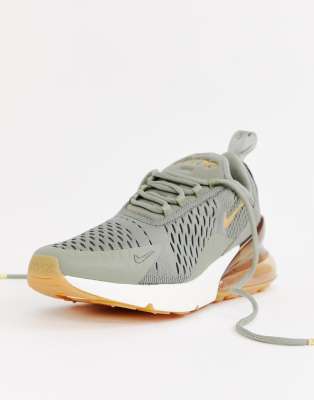 air max 270 grey and gold