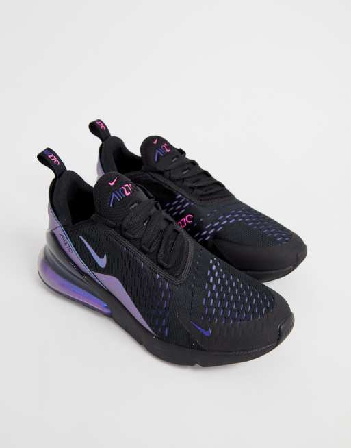 Nike air max jewell iridescent trainers in black sale