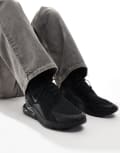 [Nike] Nike Air Max 270 men's sneakers in triple black 49.5 Triple black