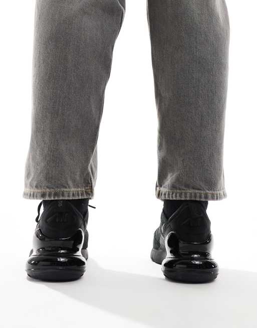 Nike Air Max 270 men's sneakers in triple black ASOS