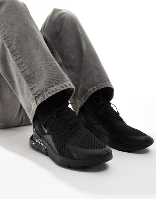 Nike Air Max 270 men s trainers in triple black ASOS