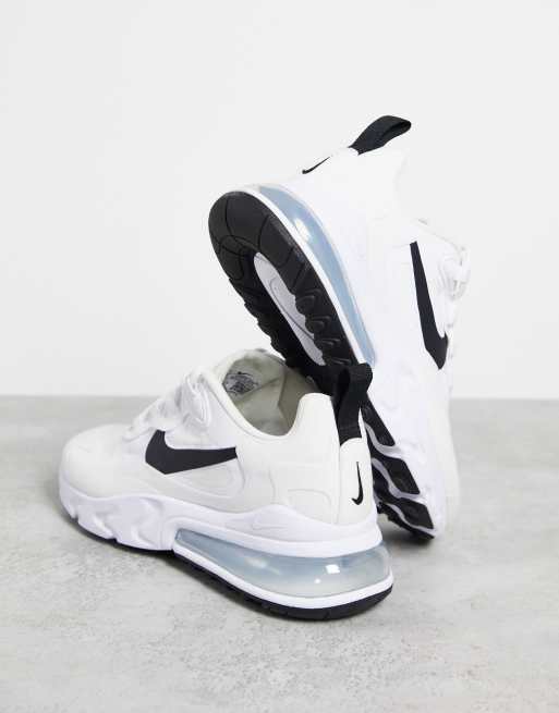 Nike Air Max 270 React Baskets Blanc et noir