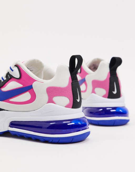 Nike 270 react shop rose et noir