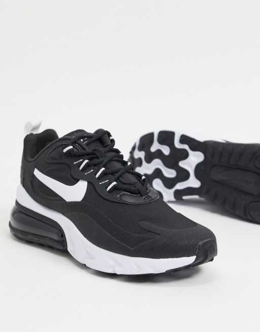 Nike Air Max 270 React Baskets Noir et blanc