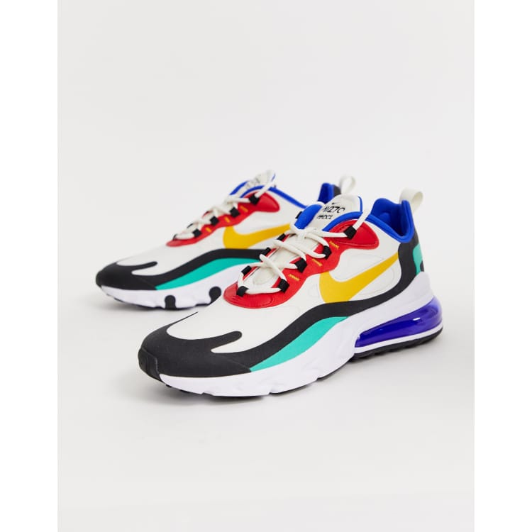 Nike air max outlet 270 react uomo bianche