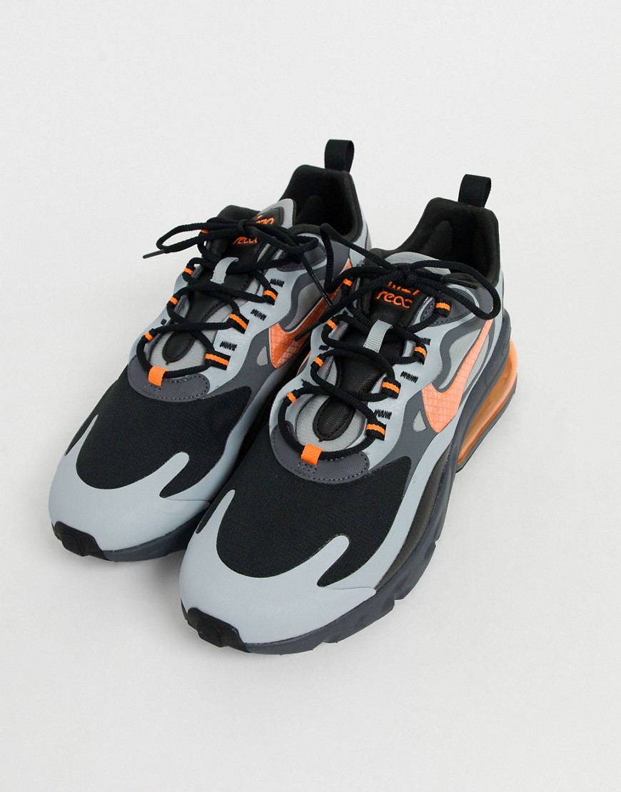 Nike - Air Max 270 React CD2049-006 - Sneakers grigie-Grigio