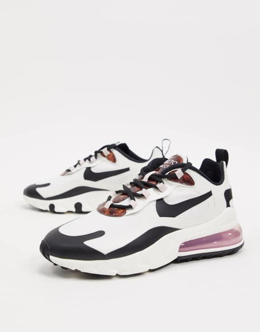 Nike Air Max 270 React cream and Tortoise Shell sneakers