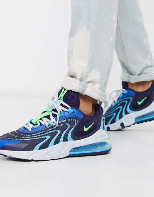 nike air max 270 trainers in blue