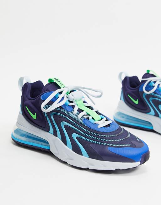 Blue and purple air 2025 max 270 react trainers