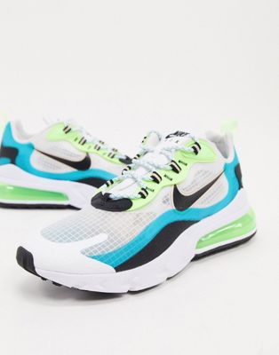 nike air max 270 white and turquoise