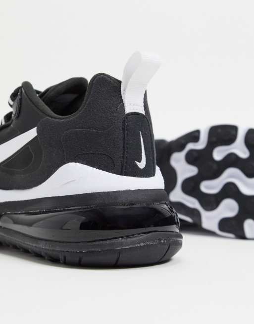 Air max 270 x react element 2025 87 black white