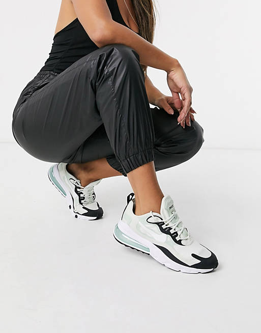 Nike – Air Max 270 React – Minzgrüne Sneaker