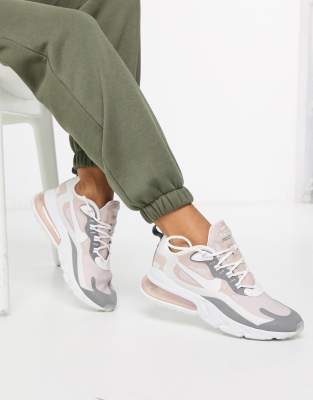 nike air 270 react pink and grey