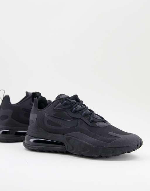 Nike Air Max 270 React Sneaker in Schwarz und Grau ASOS