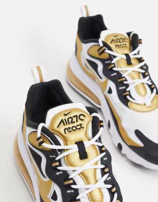 white black gold air max 270