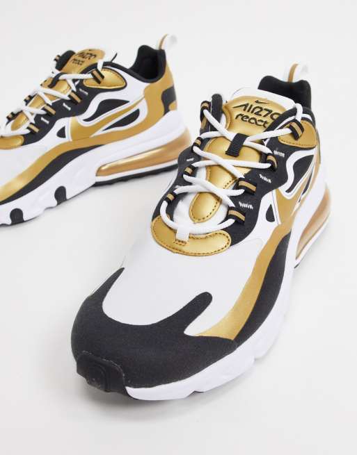 Black and outlet gold 270 nike