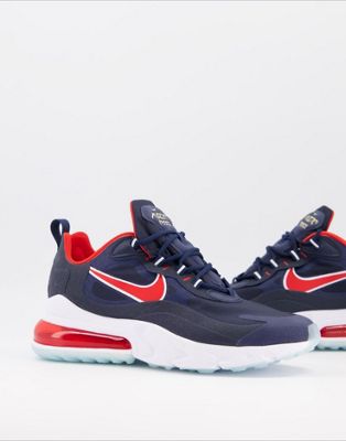 navy and red air max
