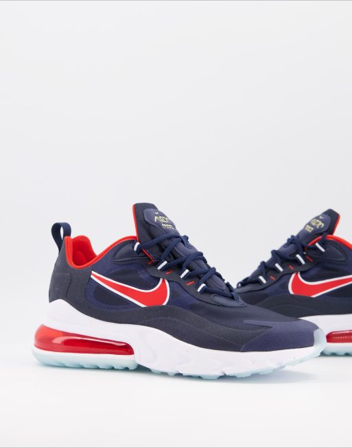 Air max 270 hotsell navy blue and red