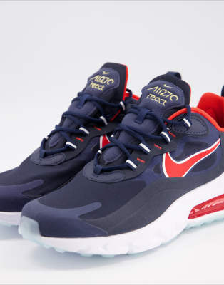 navy and red air max