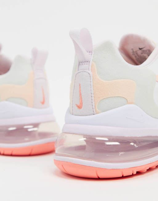 Nike Air Max 270 React sneakers in pastel multi