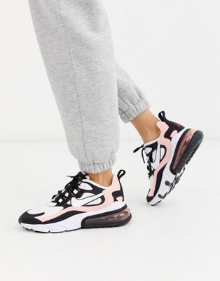 Nike - Air Max 270 React - Sneakers in roze met zwart