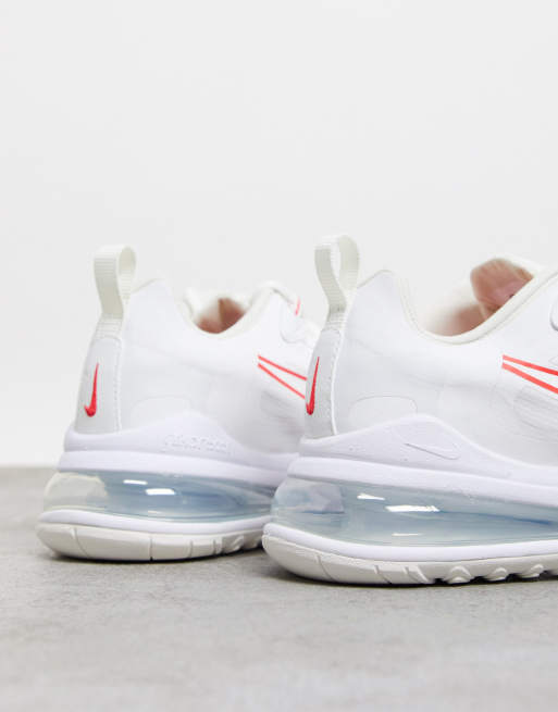 WMNS Nike Air Max 270 React - Summit White/Siren Red – Kicks Lounge