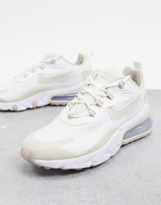 Nike air max shop 270 react women's beige