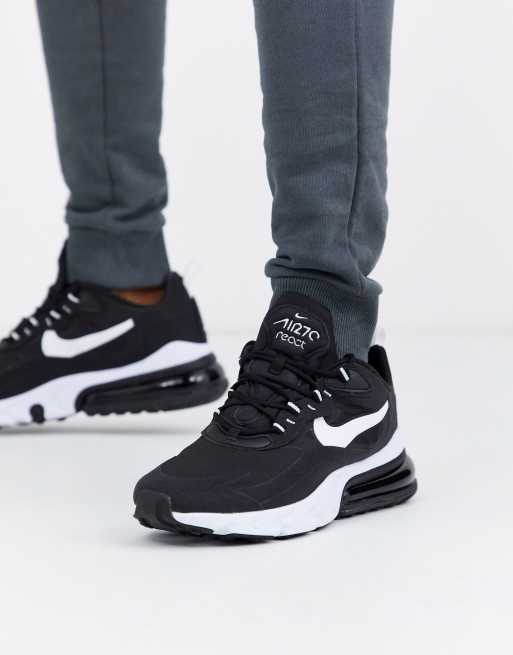 Nike Air Max 270 React Sneakers In Zwart Ao4971 004 Asos