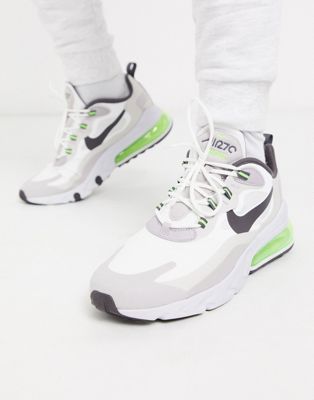 Nike Air Max 270 React trainers in off 
