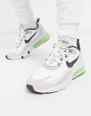 Nike Air Max 270 React trainers in off 