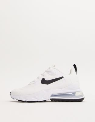 Nike Air Max 270 React White And Black Trainers Asos