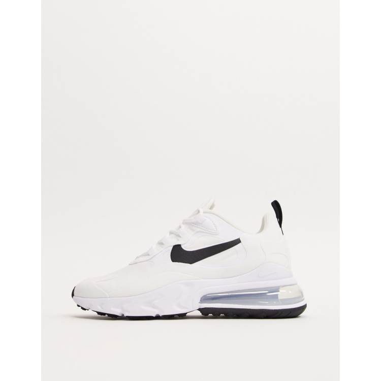 Nike Air Max 270 React White And Black Trainers ASOS