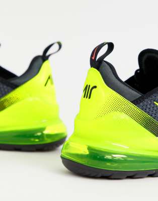 Nike air max 270 cheap noir et vert fluo