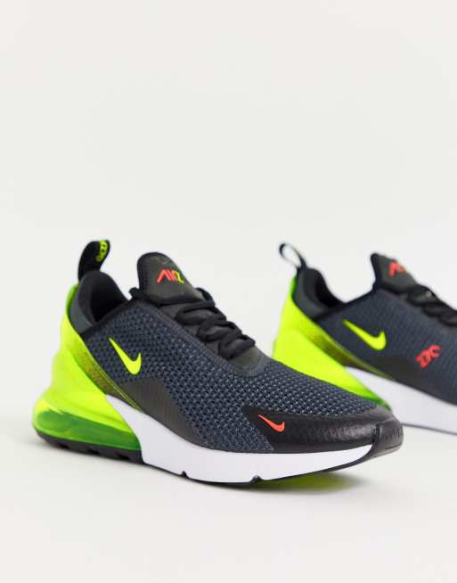 Nike 270 green deals and black