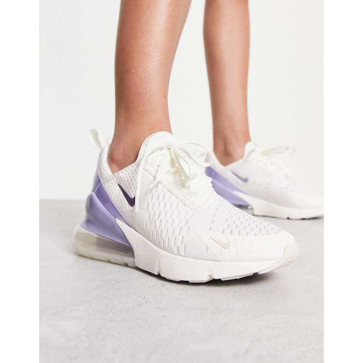 Nike air max 270 sail/space purple/white/pumice hotsell