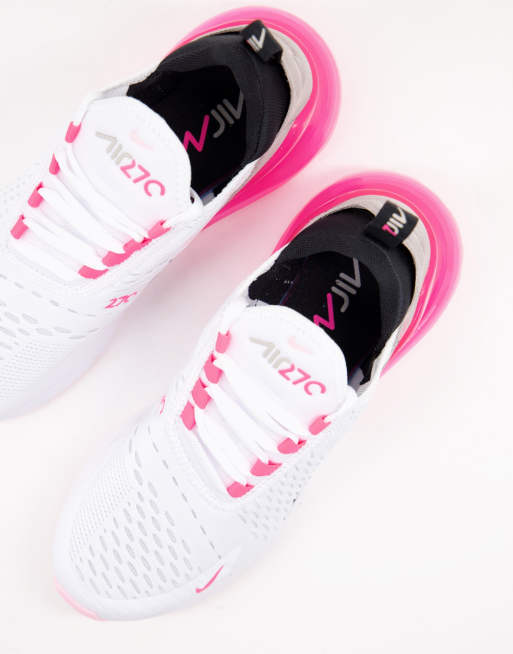 Air max 270 bianche sale e rosa