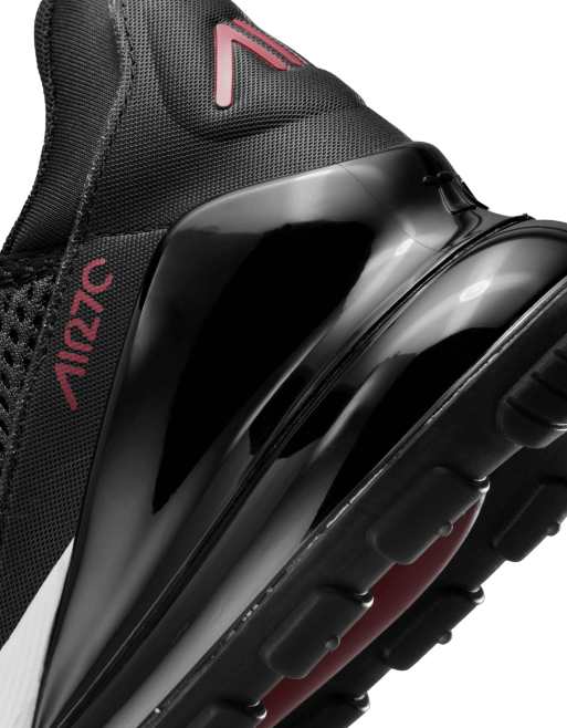 Nike Air Max 270 Sneakers in Black and Red-Gray