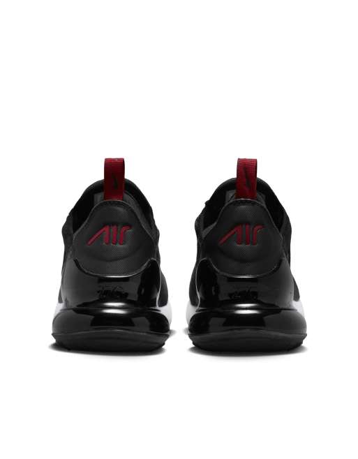 Nike Air Max 270 Sneakers in Black and Red-Gray