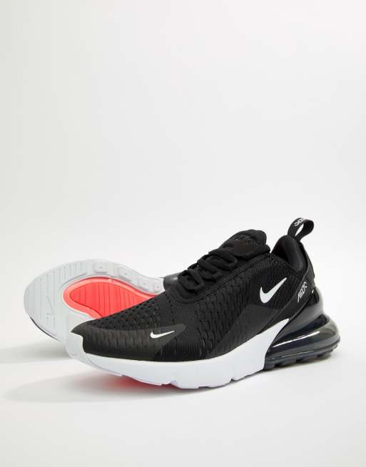 Nike black sale and white 270s