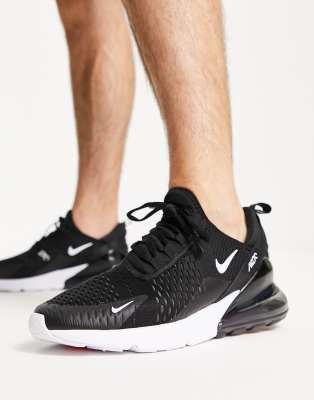 Nike Air Max 270 Black White On Foot 