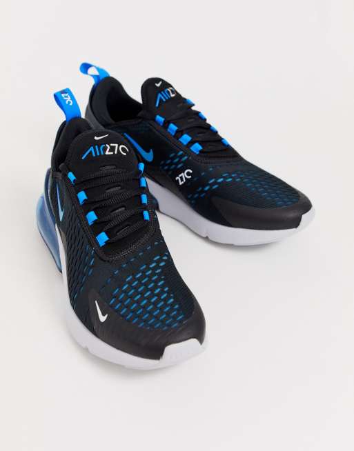 Air max 270 shop heren zwart blauw