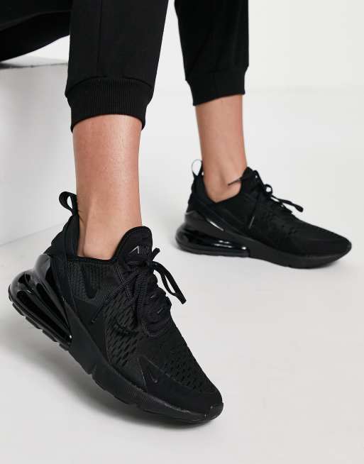 Afbreken Voortdurende mooi Nike - Air Max 270 sneakers in drievoudig zwart | ASOS