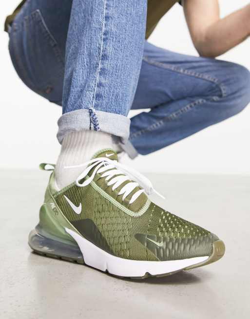 Air max 270 clearance olive green and white