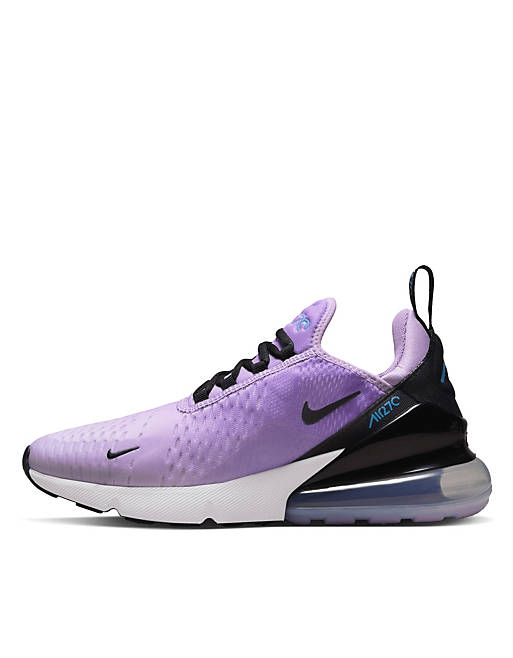 Tomar medicina té Bienvenido Nike Air Max 270 sneakers in lilac and black | ASOS