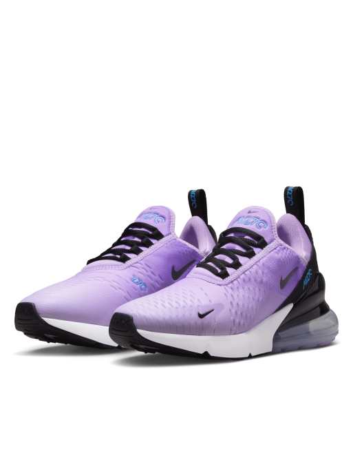 Nike Women's Air Max 270 Shoes, Size 8.5, Lilac/Black