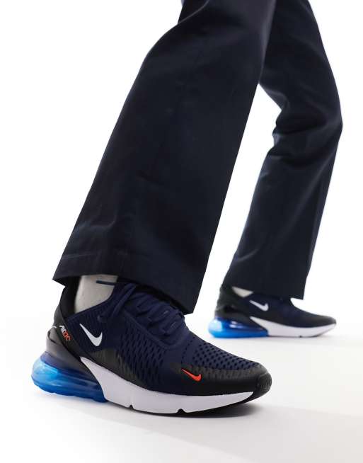 Navy on sale nike 270